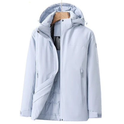 Women's Waterproof Winter Jacket With Fleece Lining