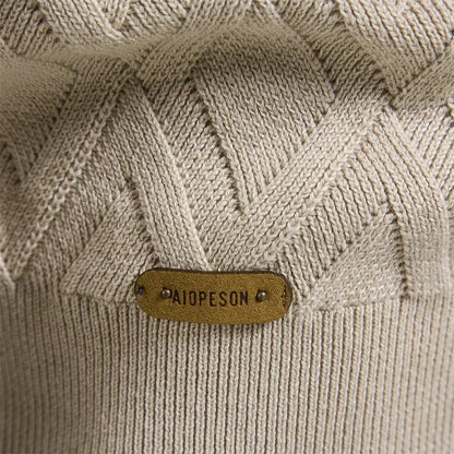 Men's Sweater with Diamond Pattern