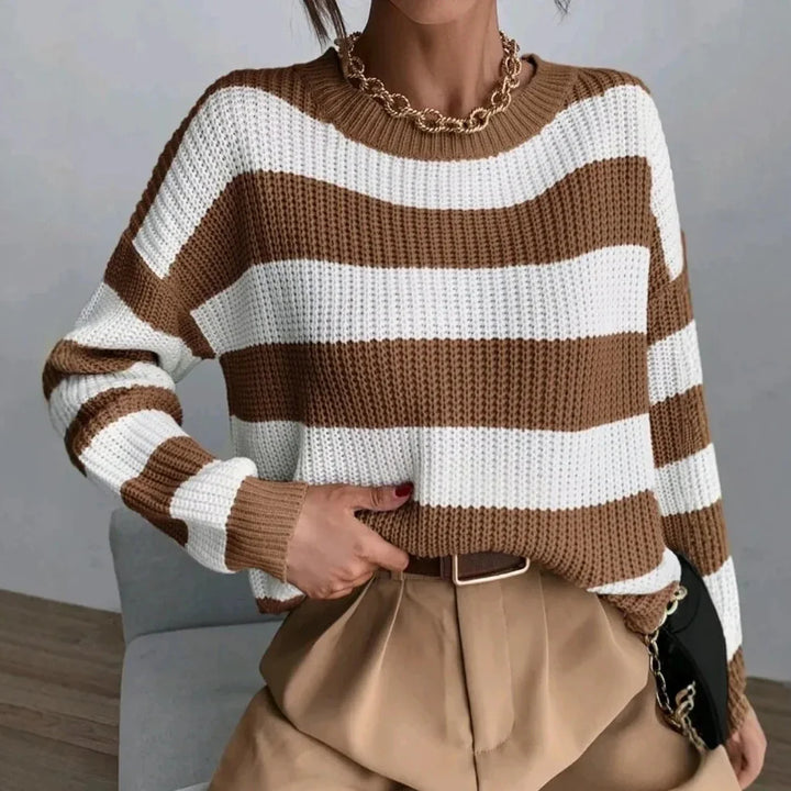 Cozy Multicolor Knit Pullover