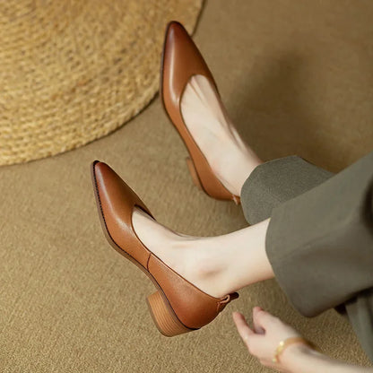 Zapatos de tacón clásicos y cómodos