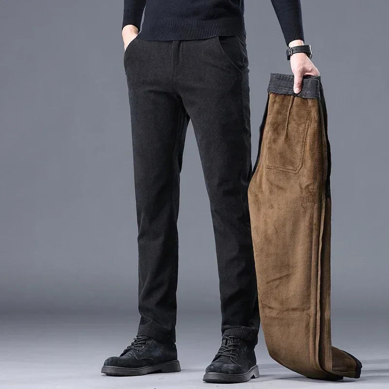 Men's Winter Fleece-Lined Warm Pants