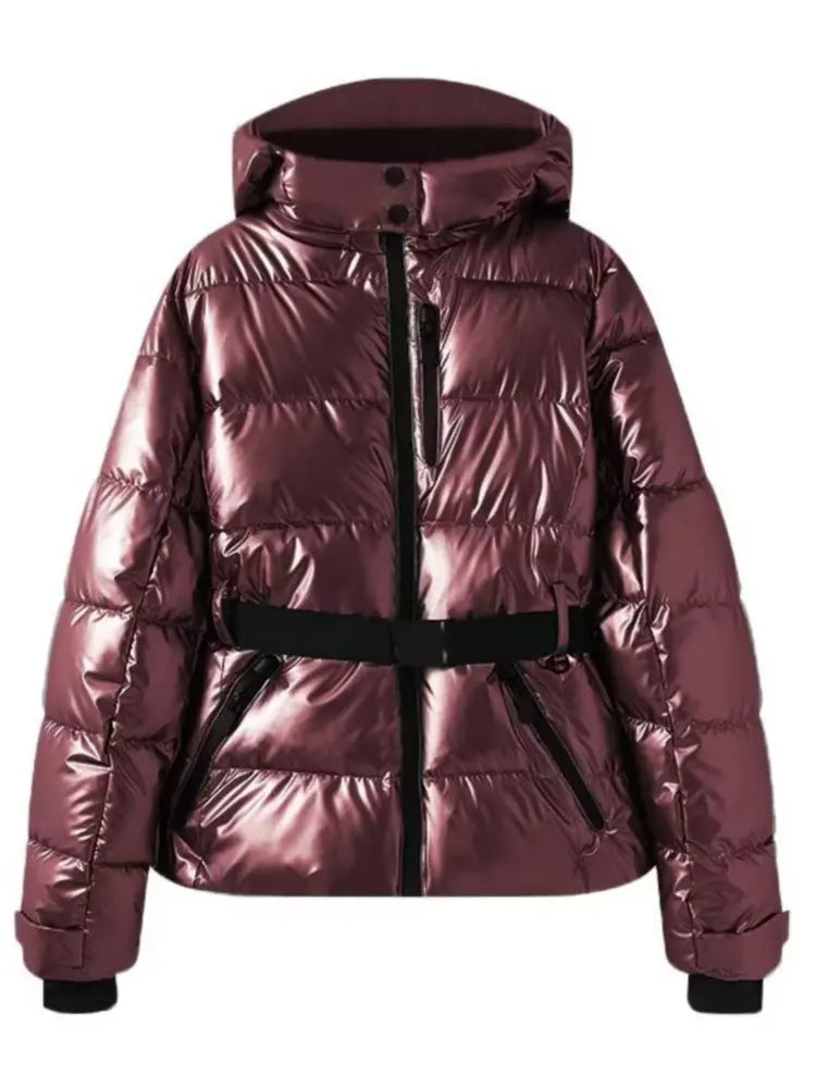 Women’s Winter Belted Fit Puffer Jacket