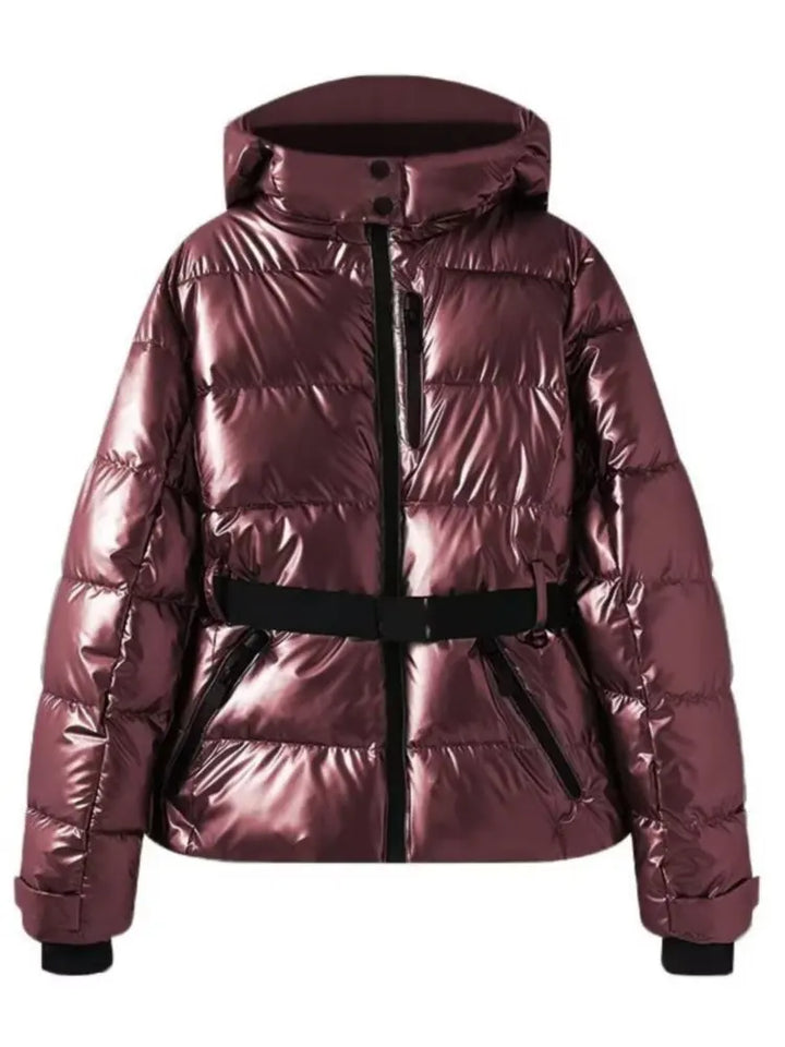 Women’s Winter Belted Fit Puffer Jacket