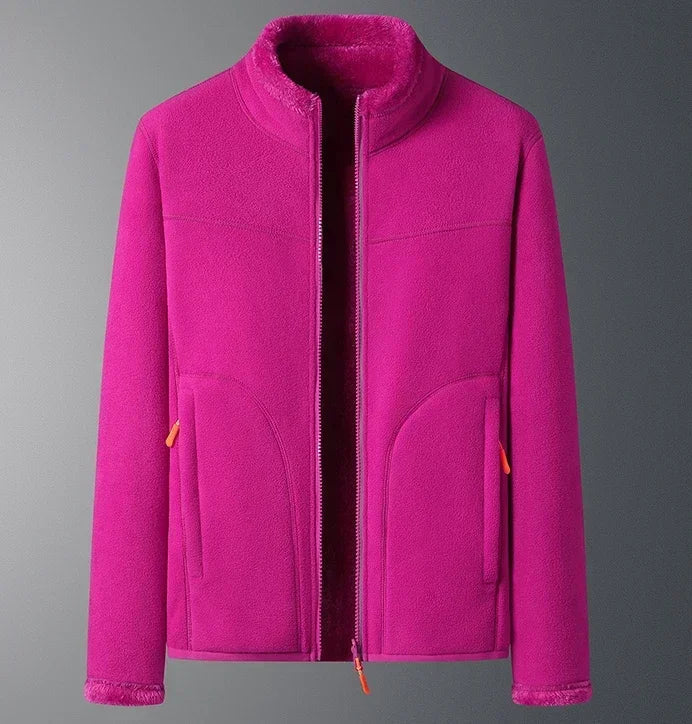 Women’s  Classic Stand Collar Zip Winter Jacket