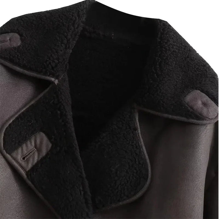 Women's Shearling Aviator Jacket