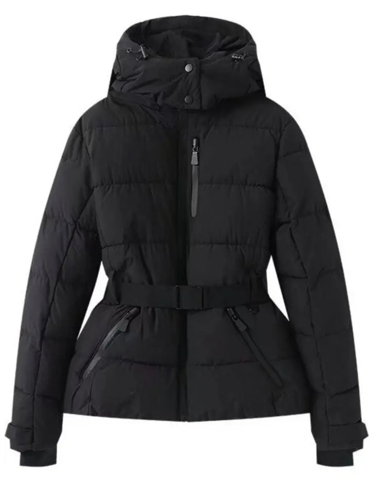 Women’s Winter Belted Fit Puffer Jacket