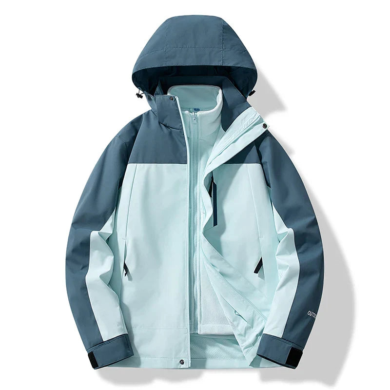 Men’s Winter Hooded Ski Zip Up Jacket