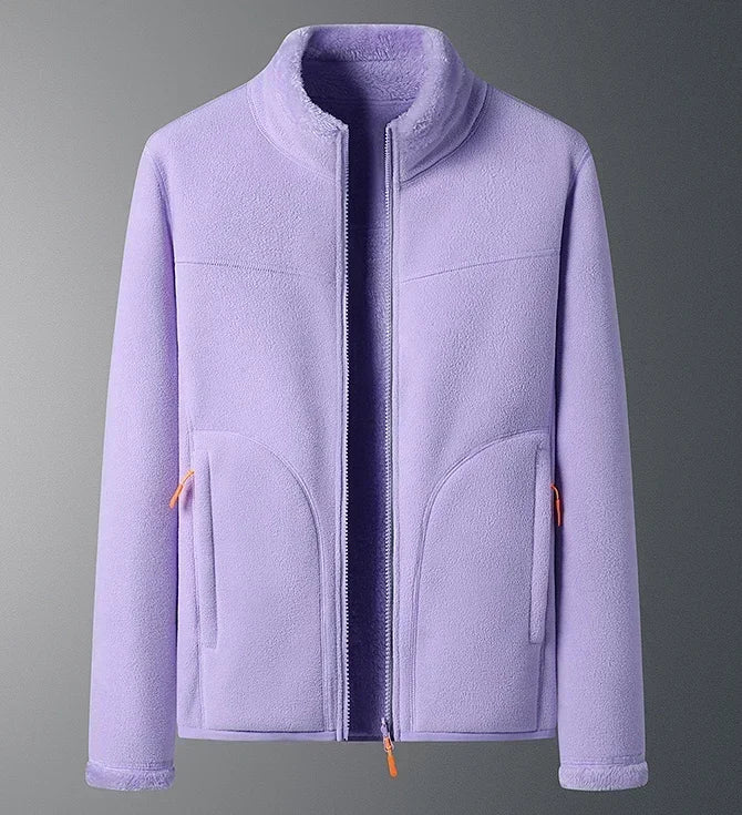 Women’s  Classic Stand Collar Zip Winter Jacket