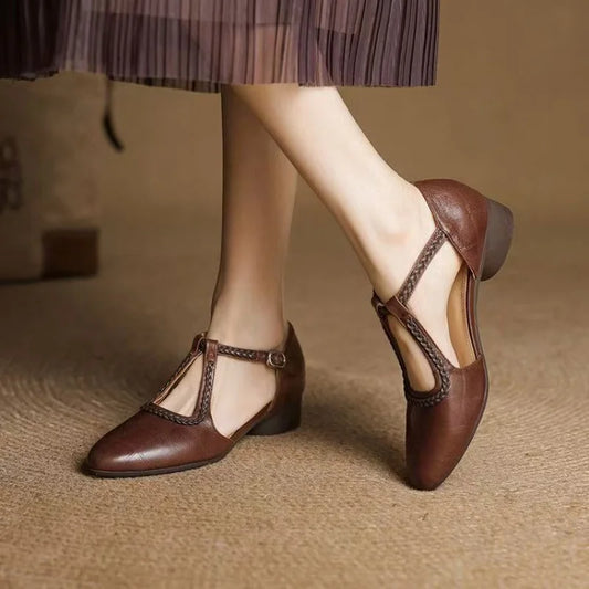 Sandalias con tira en T