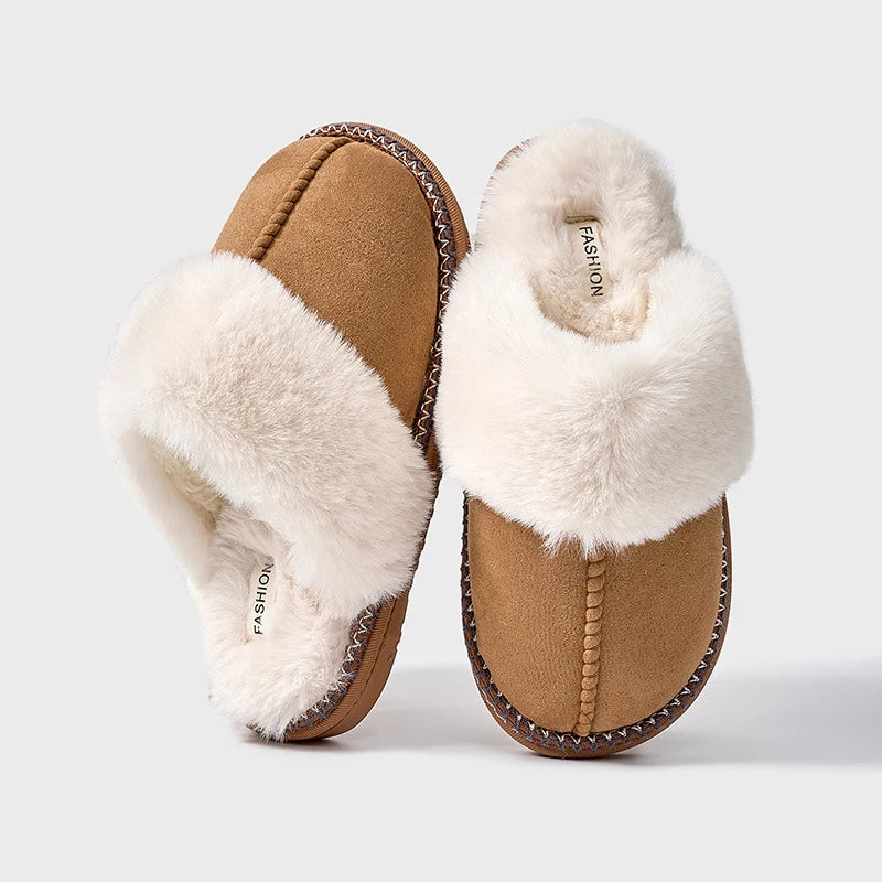 Women Cozy Winter Fuzzy Slippers