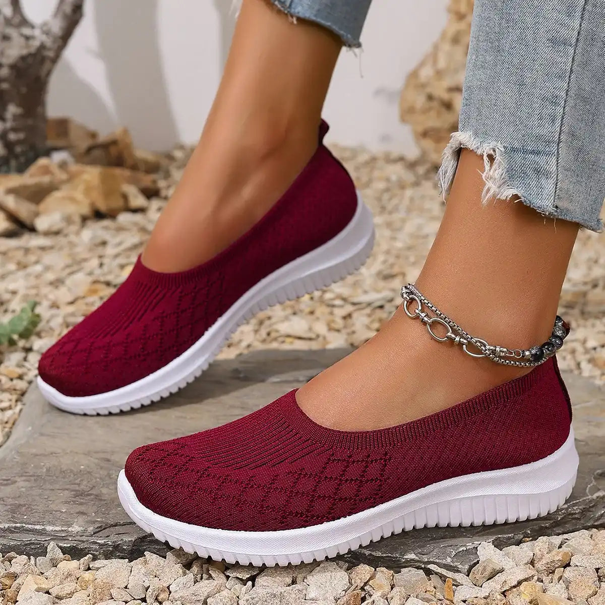 Anti-Slip Breathable Slip-On