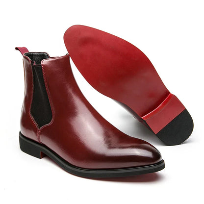 Elegant Leather Chelsea Boots for Men