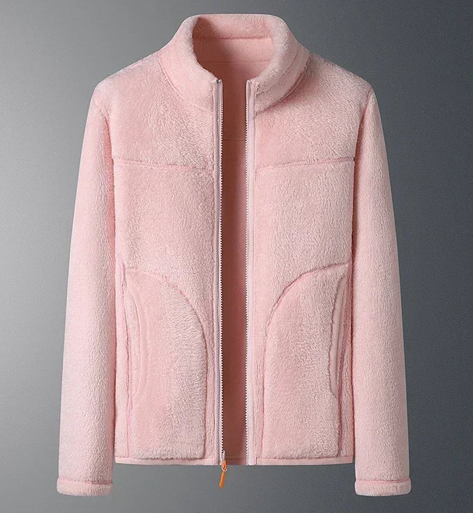 Women’s  Classic Stand Collar Zip Winter Jacket