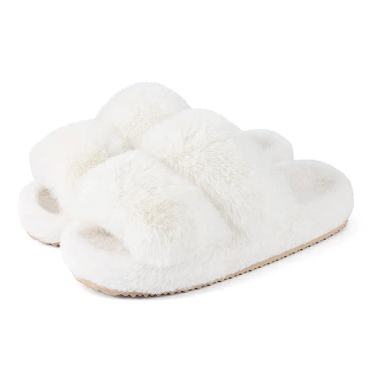Women’s Cozy Faux Fur Slide Slippers