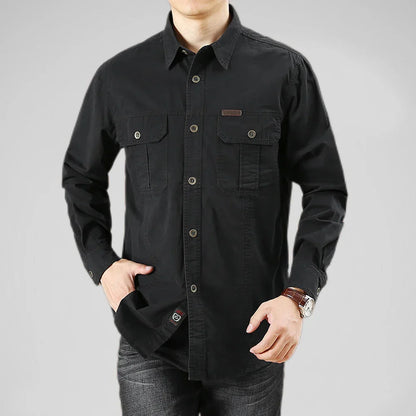 Men’s Utility Work Shirt with Pockets
