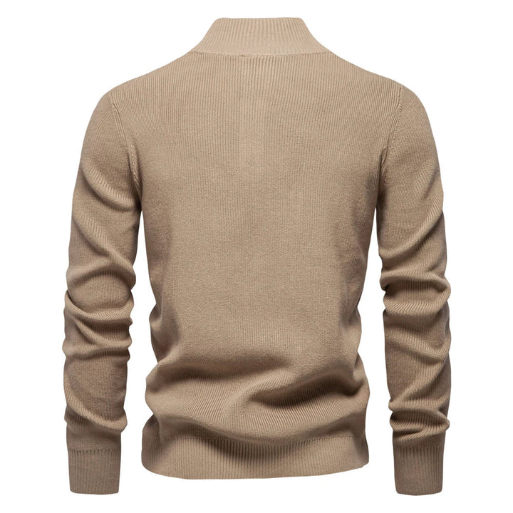 Stylish Men's Sweater with Button Design