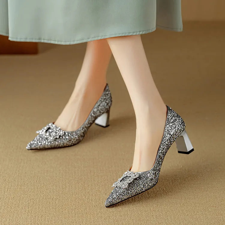 Glitter Pumps