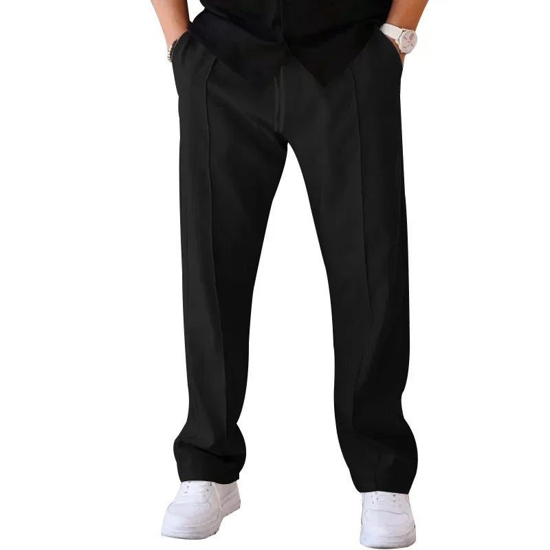 Men’s Loose-Fit Formal Trousers