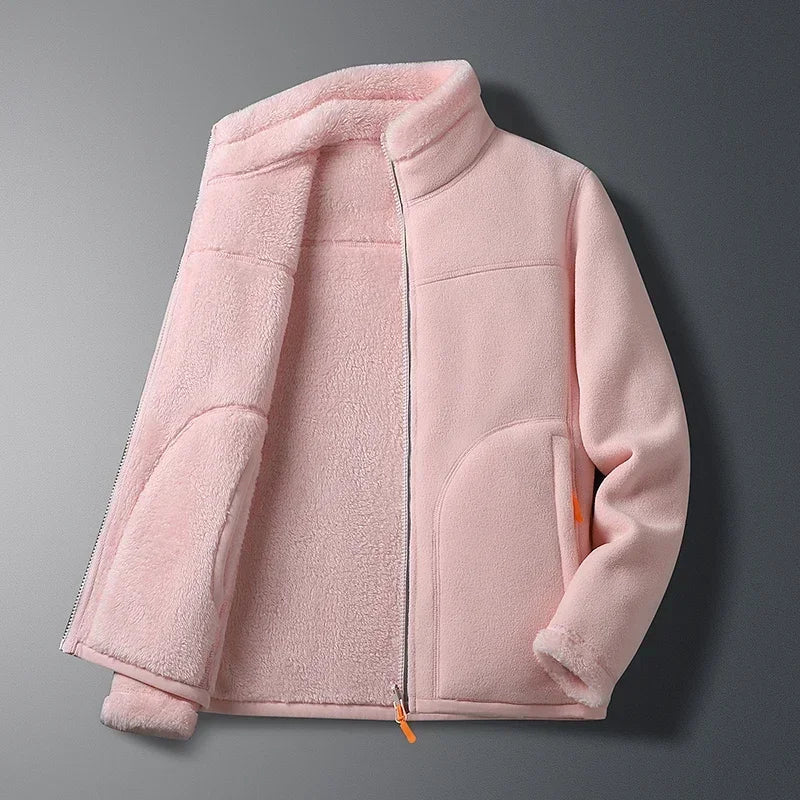 Women’s  Classic Stand Collar Zip Winter Jacket