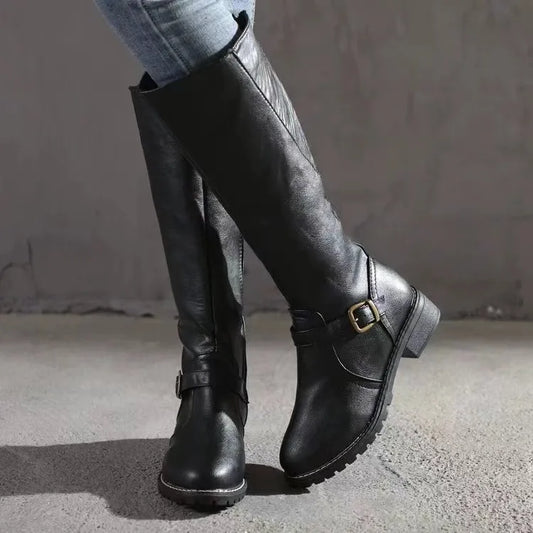 Botas ortopédicas de cuero prémium para mujer