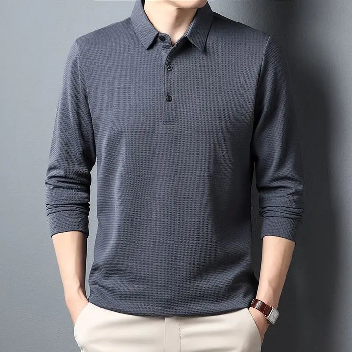 Polo de gofre informal