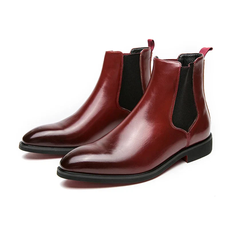 Elegant Leather Chelsea Boots for Men