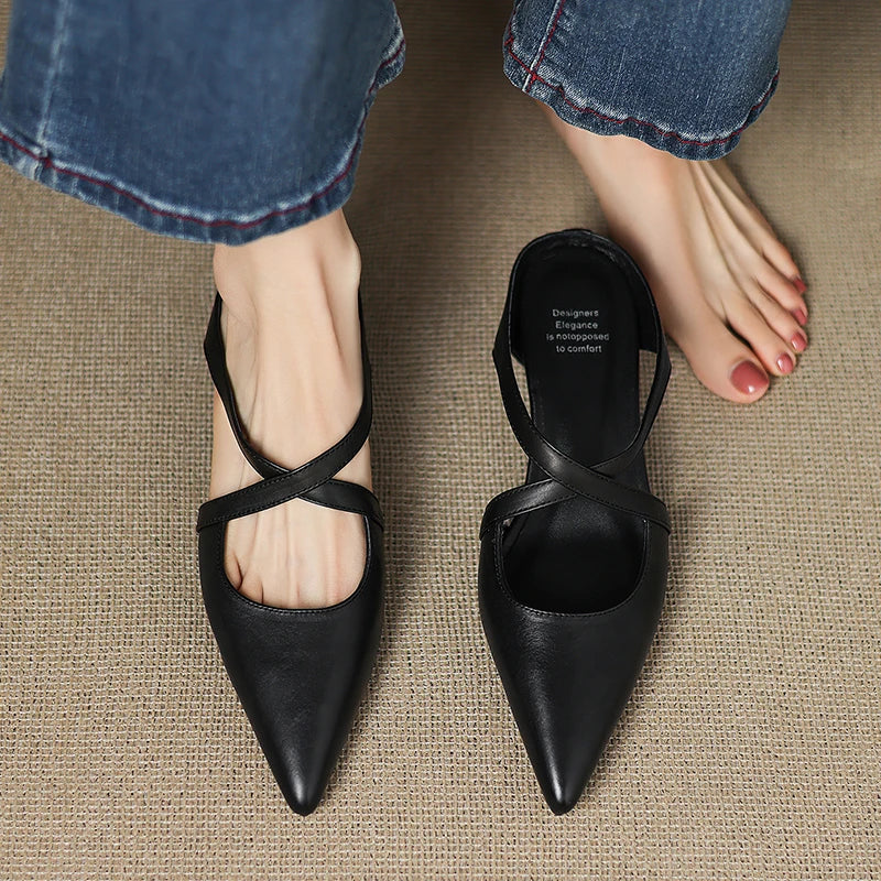 Mules de Piel Genuina