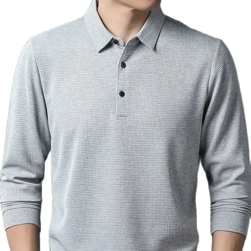 Polo de gofre informal