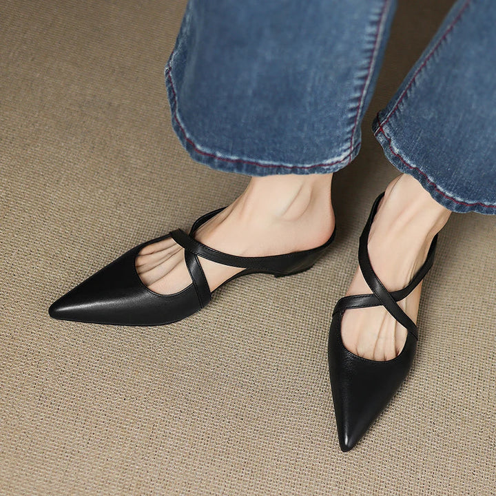 Mules de Piel Genuina