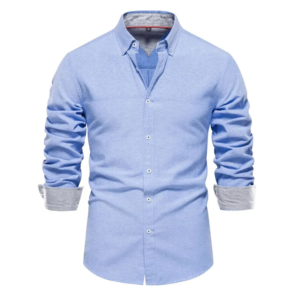 Camisa de corte entallado Sleek Comfort