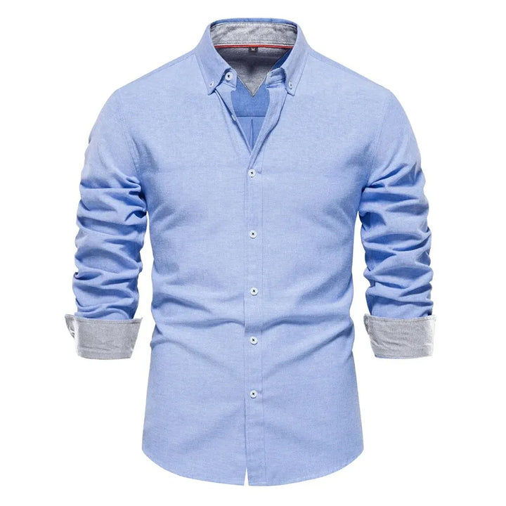 Camisa de corte entallado Sleek Comfort