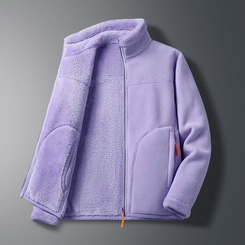 Women’s  Classic Stand Collar Zip Winter Jacket