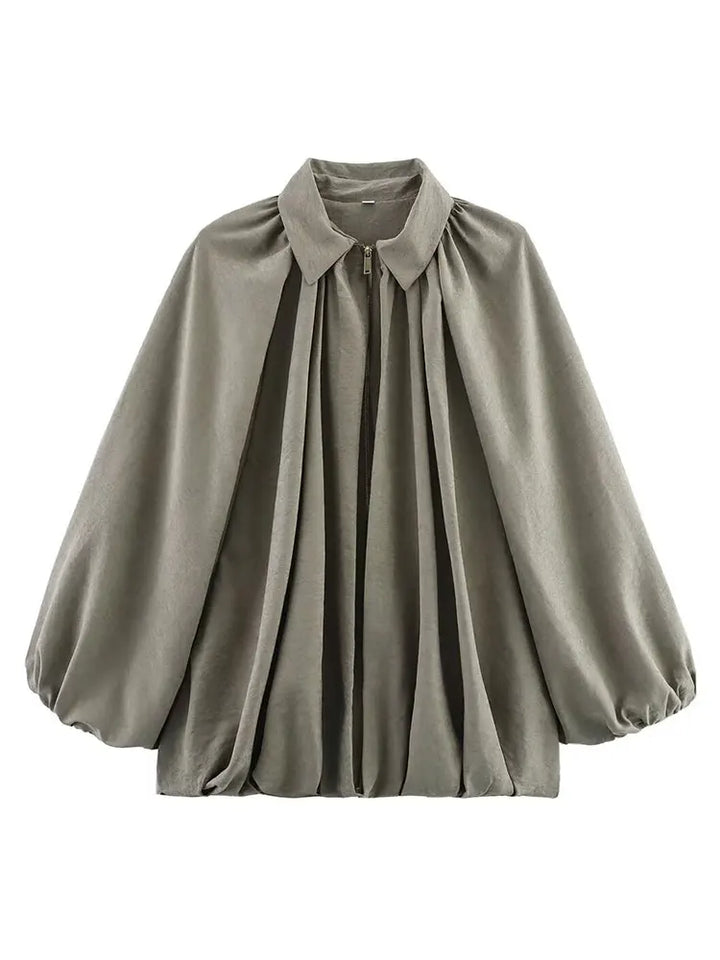 Women’s Winter Pleated Blouse