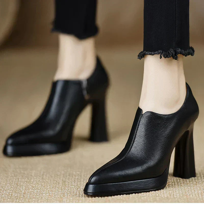 Stylish Real Leather Pumps