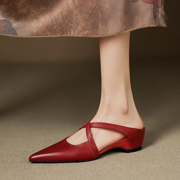Mules de Piel Genuina