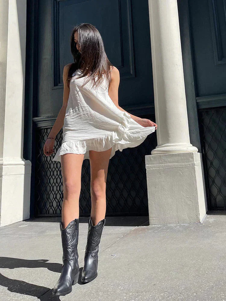 Women’s Shiny Western-Style Boots
