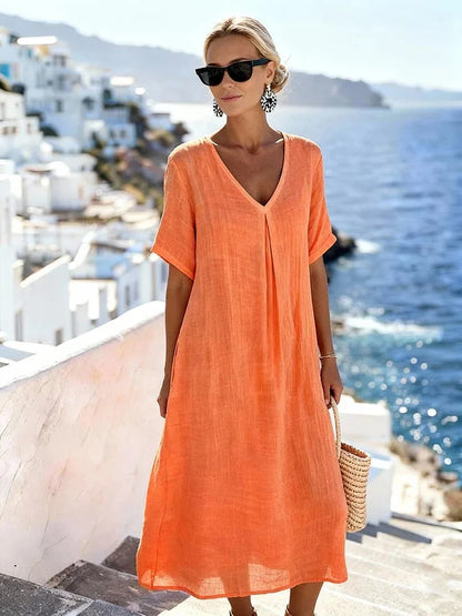 Melina | Airy summer dress with elegant fluid fit