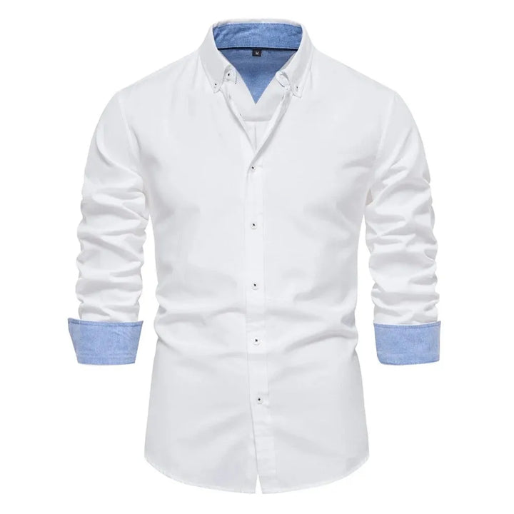Camisa de corte entallado Sleek Comfort
