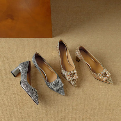 Glitter Pumps