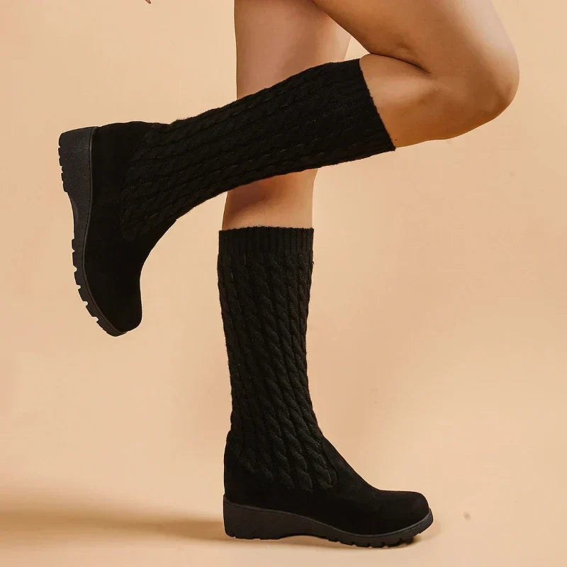 Botas ortopédicas de cuero prémium para mujer