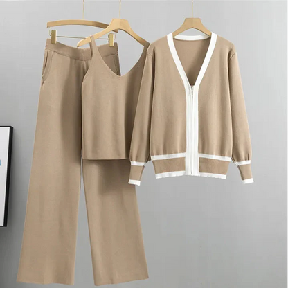 Women’s Relaxed Fit Cardigan With Matching Pants