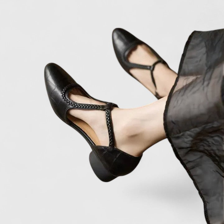 Delphine | Sandalias planas elegantes