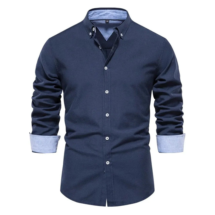 Camisa de corte entallado Sleek Comfort