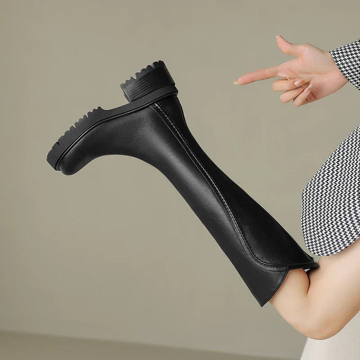 Botas ortopédicas de cuero prémium para mujer