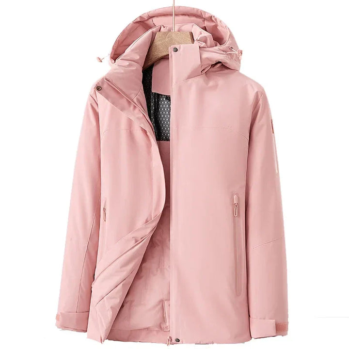 Women's Waterproof Winter Jacket With Fleece Lining