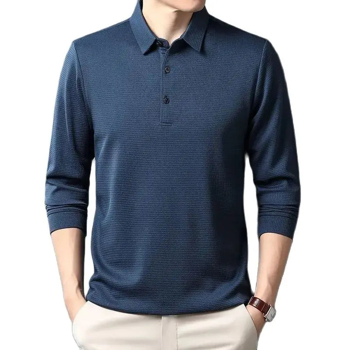 Polo de gofre informal