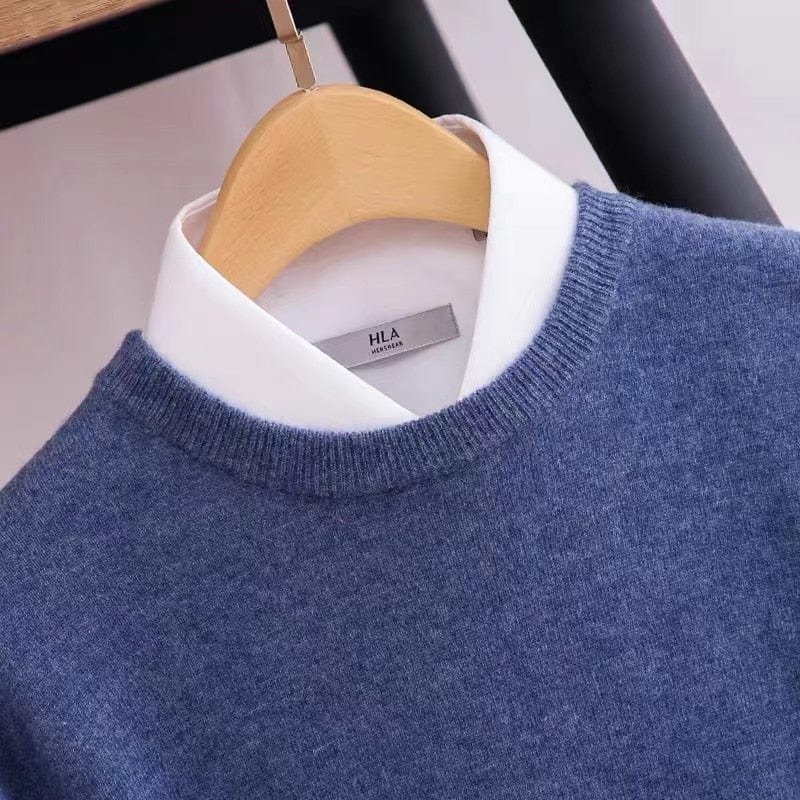 Men Casual Long Sleeve Knit Sweater