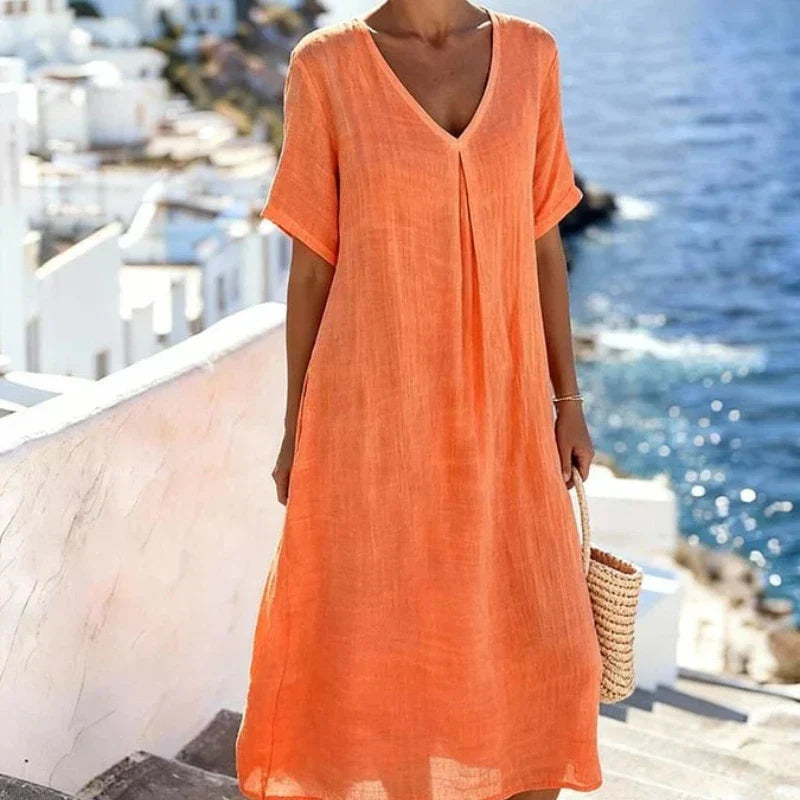 Melina | Airy summer dress with elegant fluid fit