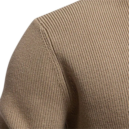 Stylish Men's Sweater with Button Design