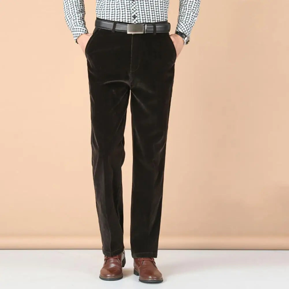 Men's Velvet Dress Pants